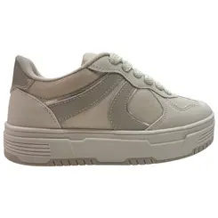 Tênis Nadia Talita Adulto Creme/Prata Feminino