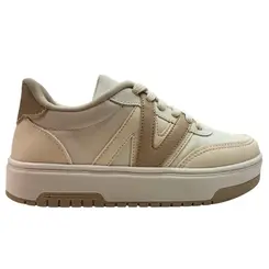 Tênis Nadia Talita Adulto Creme/Bege Feminino