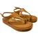 Sandália Vizzano Flat Anel Dedo Pelica Camel Feminina