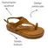 Sandália Vizzano Flat Anel Dedo Pelica Camel Feminina
