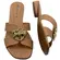 Tamanco Ramarim Napa Bless Plus Caqui Feminino