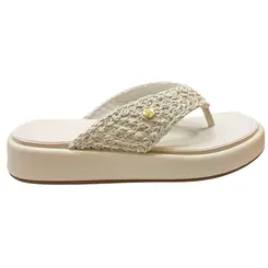 Chinelo Vizzano Gaspea PA Pelica Branco Off Feminino