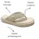 Chinelo Vizzano Gaspea PA Pelica Branco Off Feminino