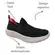 Tênis Actvitta Gaspea Slip-On Preto/Pink Neon Feminino