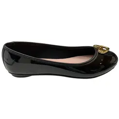 Sapatilha Molekinha Verniz Premium Preto Menina