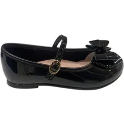 Sapatilha Molekinha Verniz Premium Preto Menina