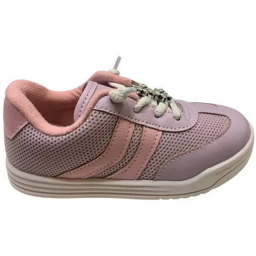 Tênis Molekinha Nylon Alfazema/Rosa Charm Menina