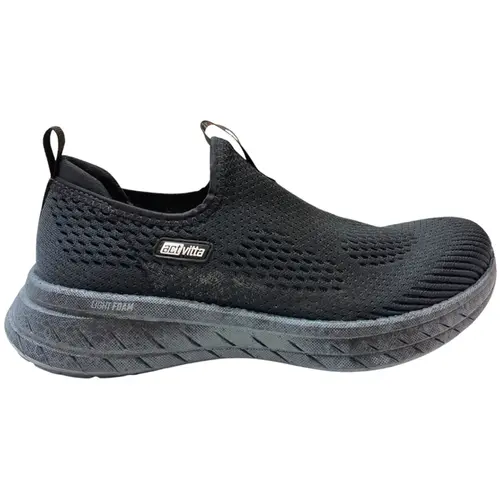 Tênis Actvitta Slip On Gaspea/Cacharel Preto Feminino