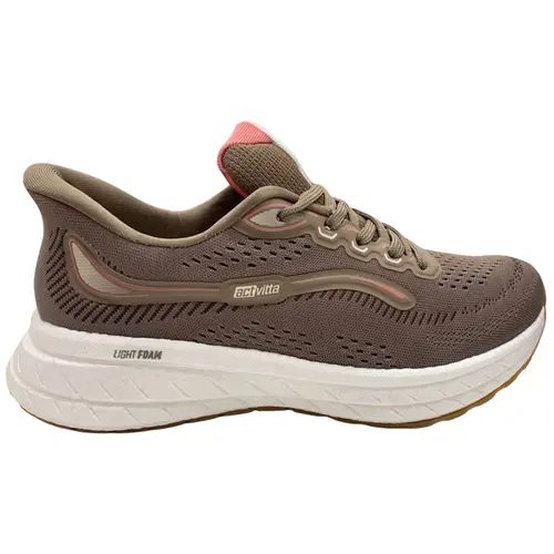 Tênis Actvitta Gaspea Camel/Hibisco/Branco Off Feminino