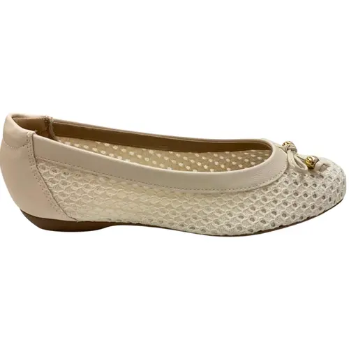 Sapatilha Modare Tela Fiorucci Nature/Branco Off Feminina