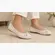 Sapatilha Modare Tela Fiorucci Nature/Branco Off Feminina