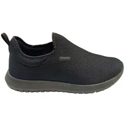 Tênis Actvitta Slip On Tecido Suica Preto/Preto Masculino
