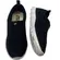 Tênis Actvitta Slip On Gaspea Lycra Preto/Branco Feminino