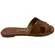 Rasteira Vizzano Flat Napa Calf Mocca Feminina