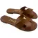 Rasteira Vizzano Flat Napa Calf Mocca Feminina