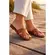 Rasteira Vizzano Flat Napa Calf Mocca Feminina
