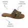 Rasteira Vizzano Bege/Golden Shadow/Camel Feminina